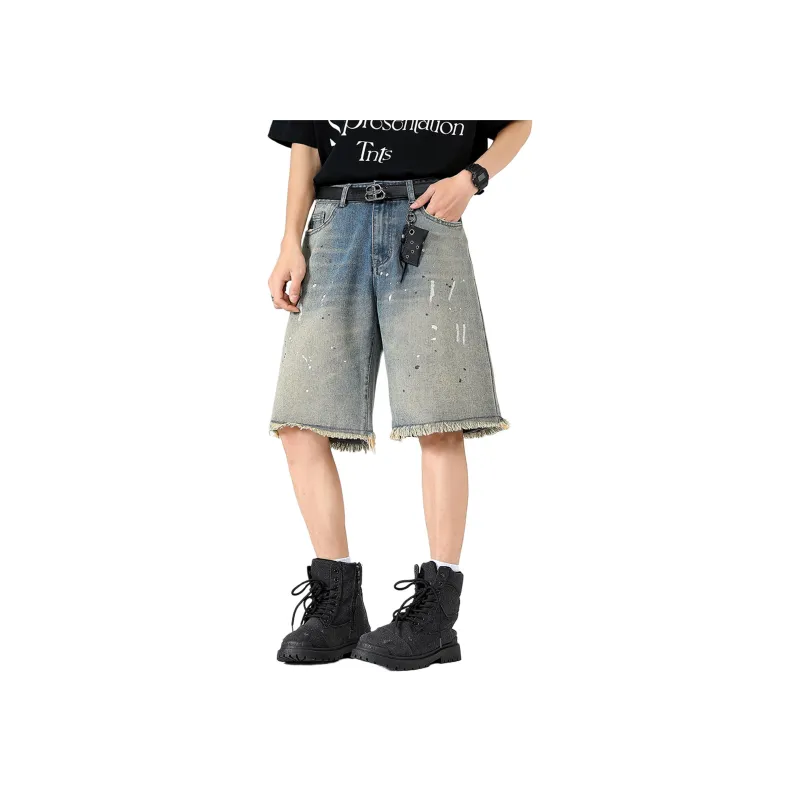 Nuthink Denim Shorts Unisex-9