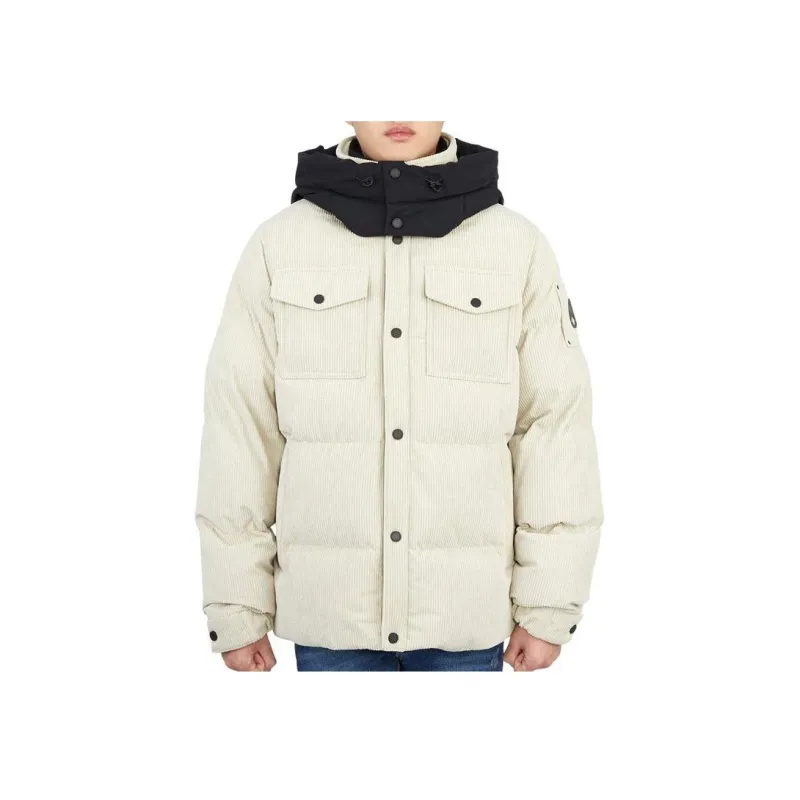 Moose Knuckles Down Jackets Men Porcelain White-4