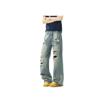 DARK HORSE Jeans Unisex Vintage Blue