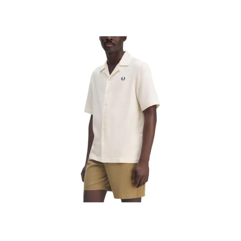 FRED PERRY Piqué Revere collar Shirt-2