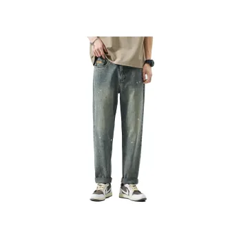 APUNCHLINEWORKSHOP Jeans Men Vintage Blue