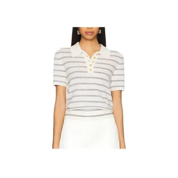 Veronica Beard Brandt Polo Top