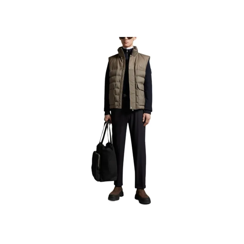 Moncler Vests Men Brown-1