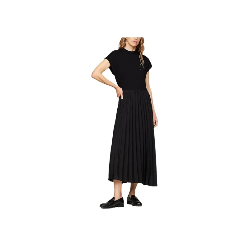 Tommy Hilfiger Short Sleeved Dress Women's Black-1