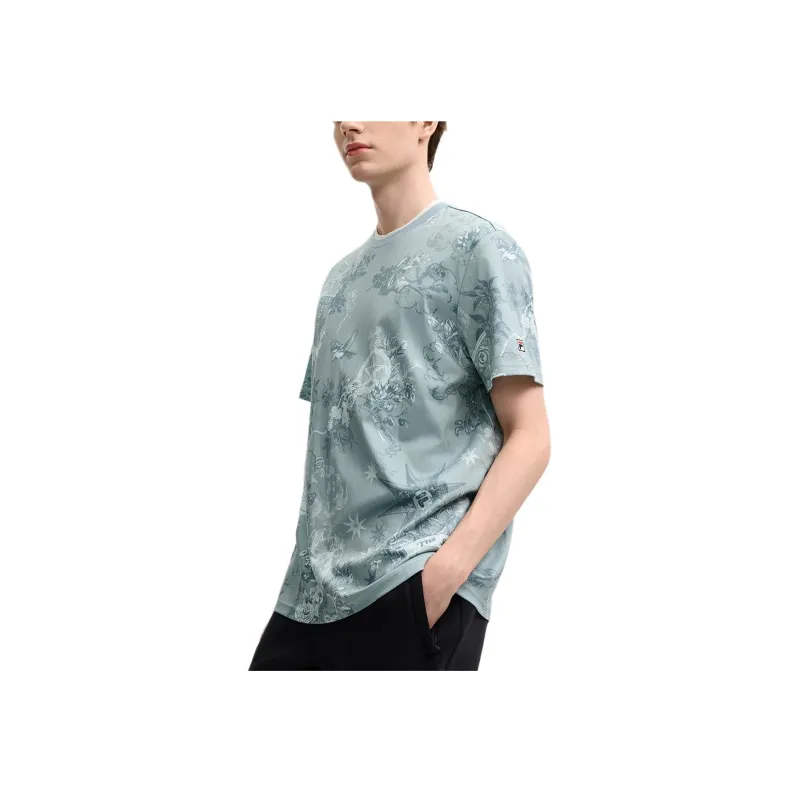 FILA HERITAGE T Shirt Men's All Over Print 2-3
