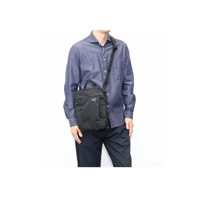 Arcteryx Nylon Portable Crossbody Bag Shoulder Bag Unisex Black-2