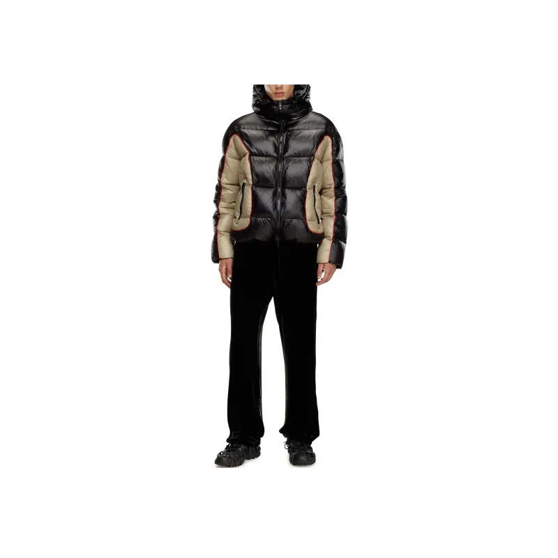 DIESEL W Ostend Panelled Padded Jacket-2