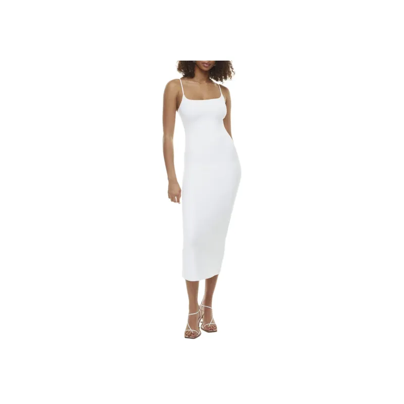 ARITZIA Contour Contour Cami Maxi Dress Slip Dresses Women's Bright White-2