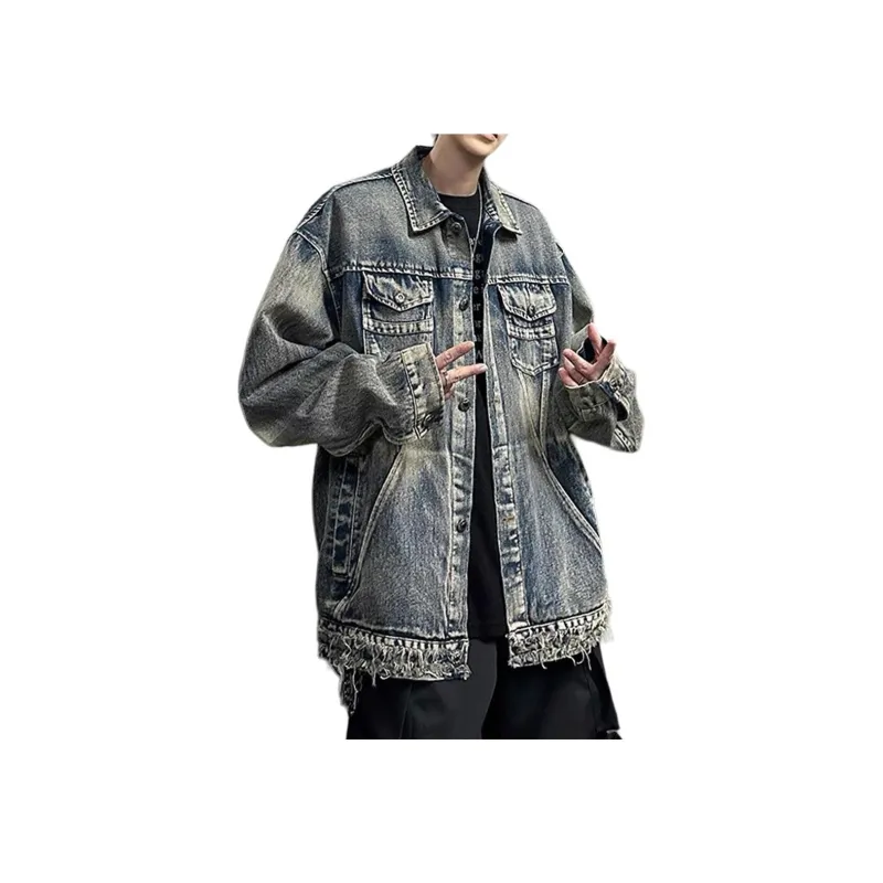 NHZN Denim Jackets Women's Vintage Blue-2