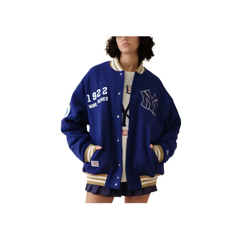 New Era x MLB New York Yankees FW24 Puffer Jacket Unisex Navy Blue-2