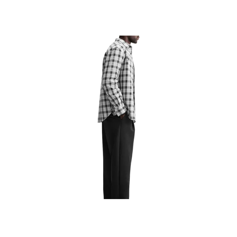 ZARA Shirts Men Black/White-3
