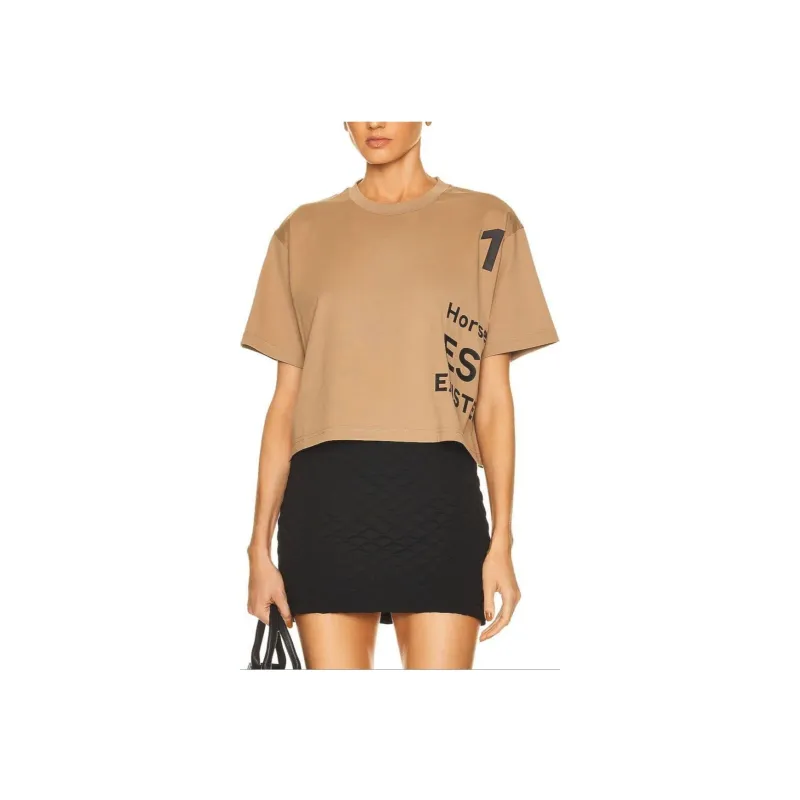 Burberry FW22 Crop Top Women's Beige-1