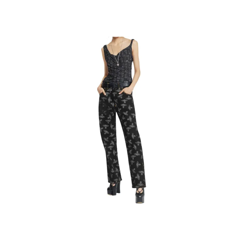 Vivienne Westwood SS24 Jeans Unisex Black-3