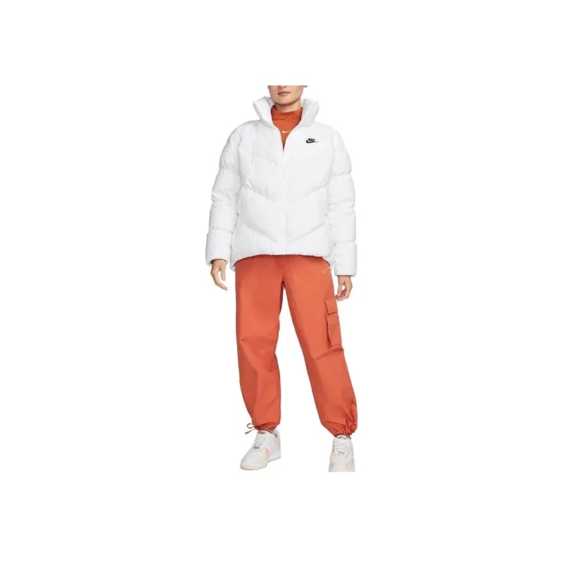 Nike Therma FIT Loose Puffer Jacket Jackets & Coats Women's White-3