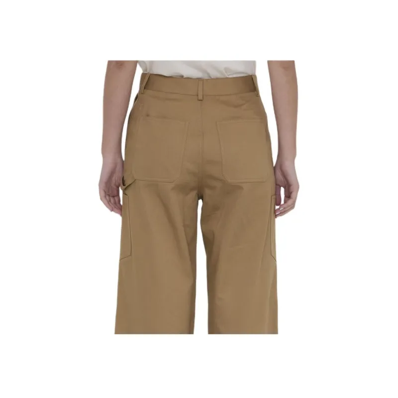 CELINE Button Detailed Wide Leg Pants-3