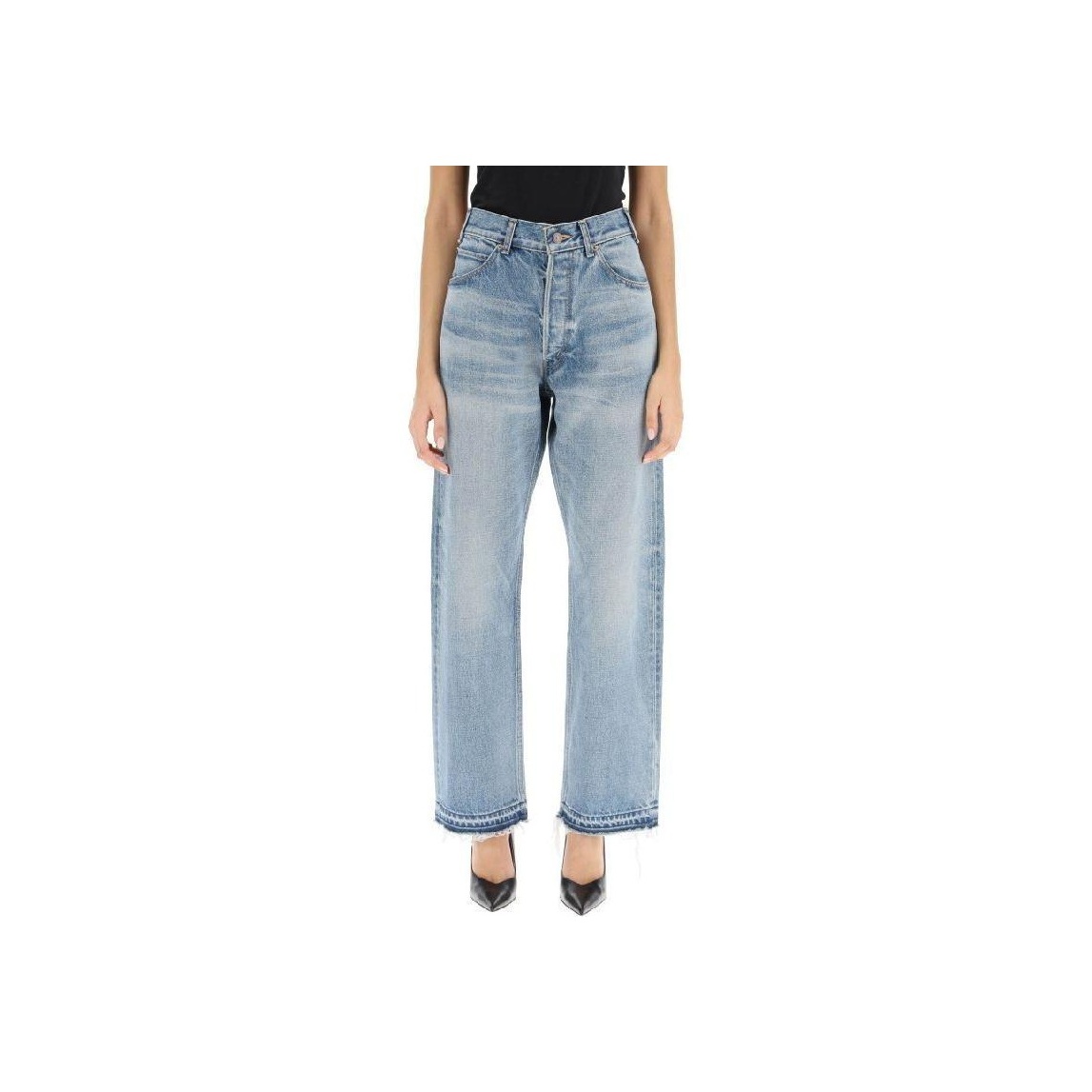 【送料&関税込】Celine Bnf Pants CELINE Low-Rise Straight Leg Jeans 27 Without Shopping Bag