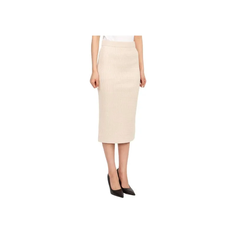 MaxMara Casual Long Skirt Women's Beige-2