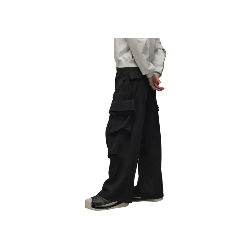 Y 3 Drawstring Cargo Trousers-2