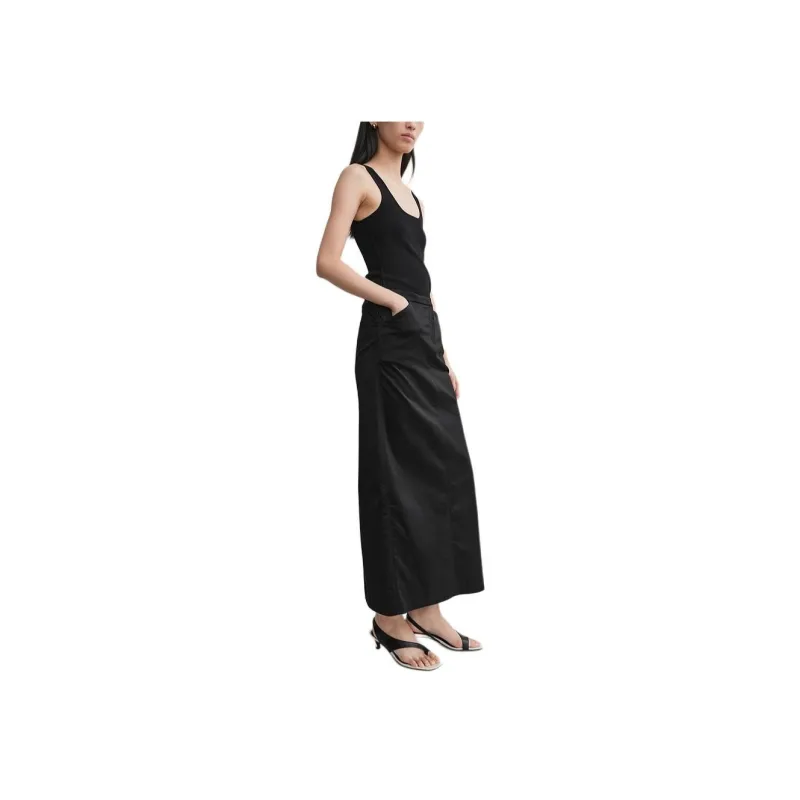 TOTEME Straight Midi Skirt-1