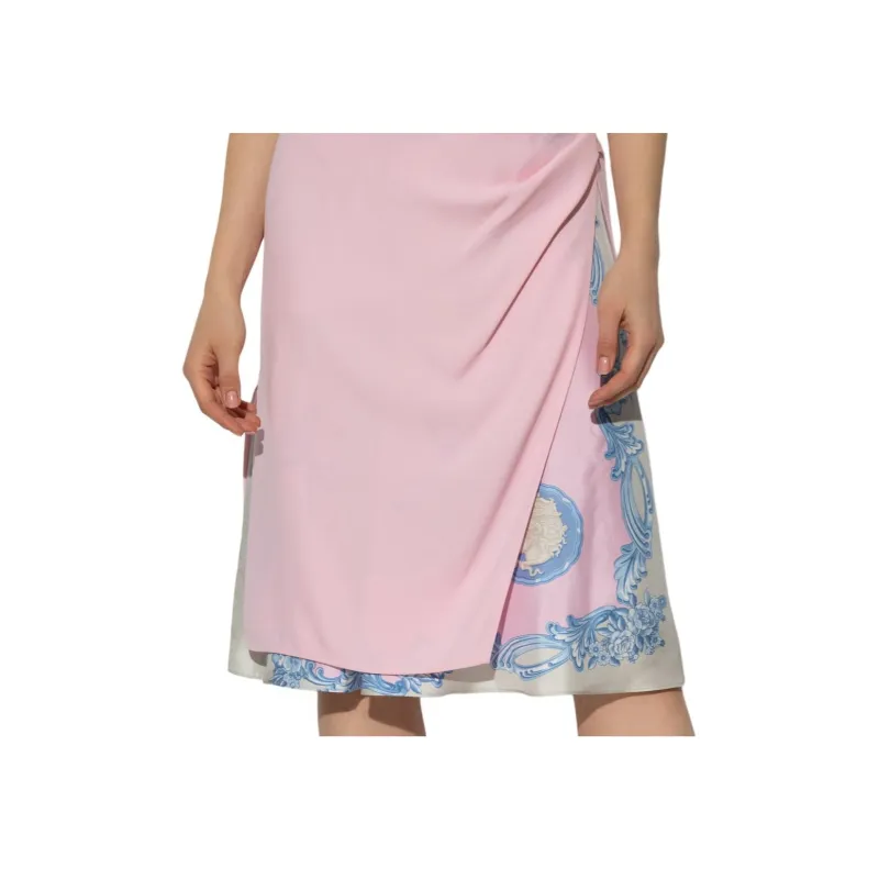 VERSACE Draped Mini Dress-3