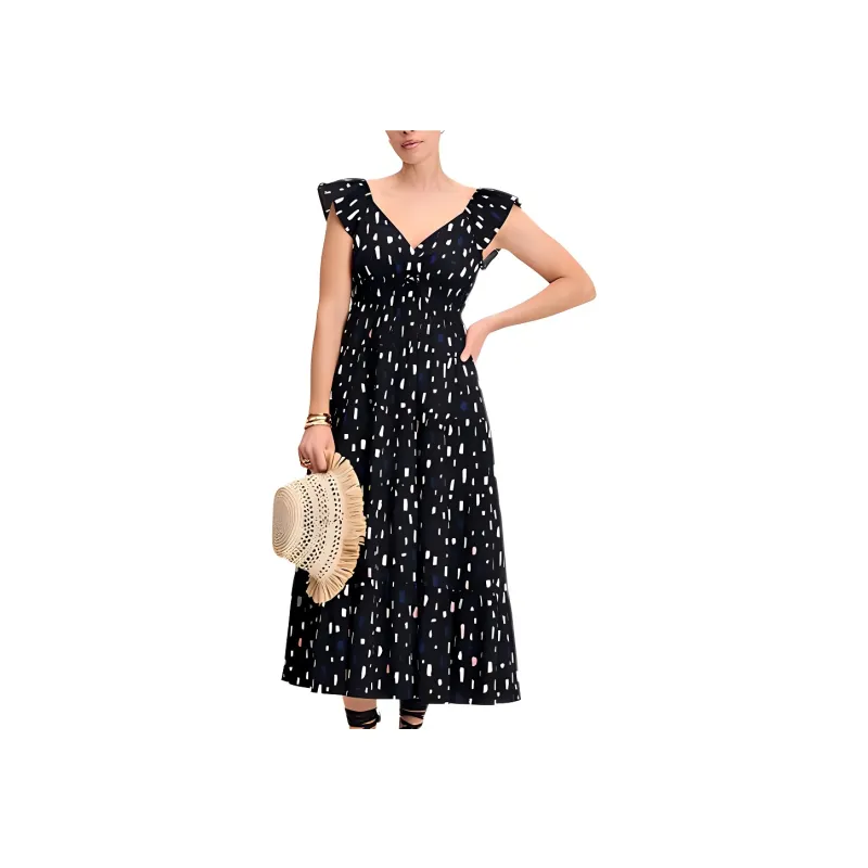 Kate Spade Mainline Collection SS25 Sleeveless Dress Women's Black-2