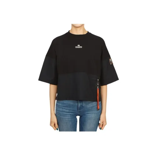 (W) 파라점퍼스 뉴 브랜디 숏슬리브 티셔츠 블랙 - 25SS