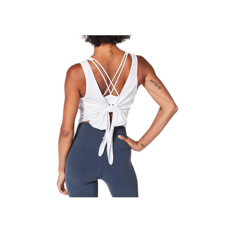 Lululemon Its A Tie Sport Vests Women's White Airflow-1