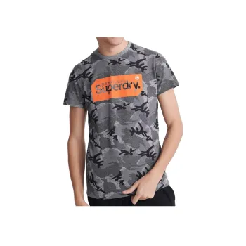 SUPERDRY T Shirts Men Gray