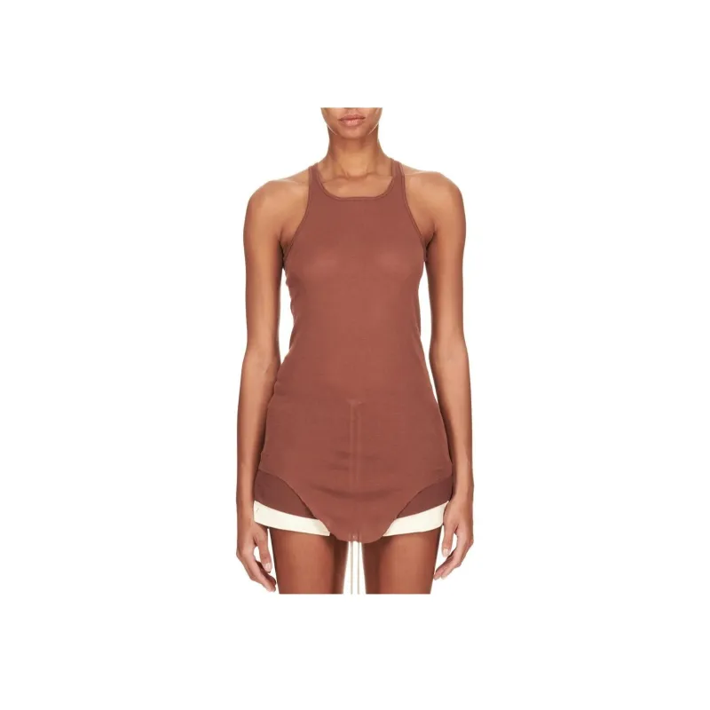 RICK OWENS/RO FW24 Tank Tops Women's Deep Red-0