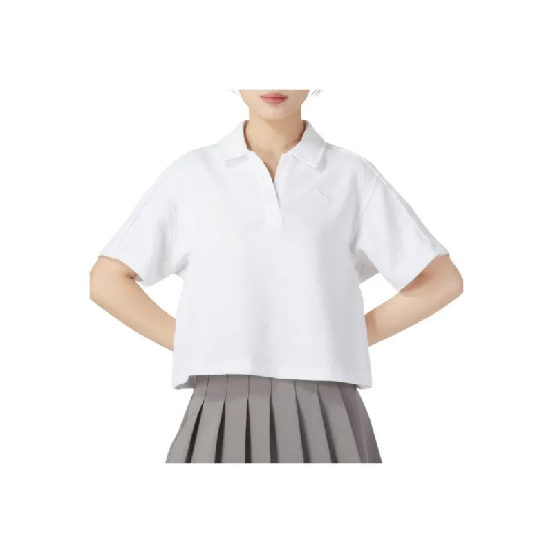 PUMA Drop Shoulder Sleeve T Shirt Women's White-1
