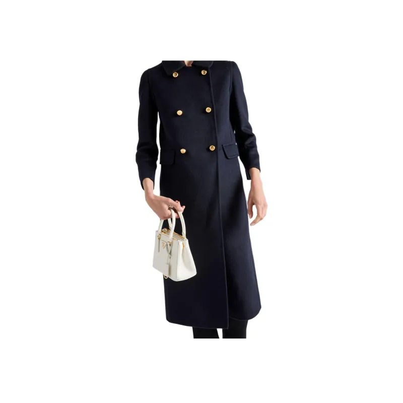 PRADA Double breasted Cashgora Coat-3