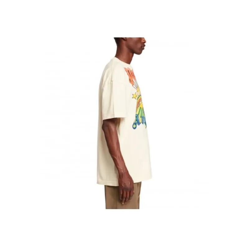PALM ANGELS Rainbow Stars T Shirt-4