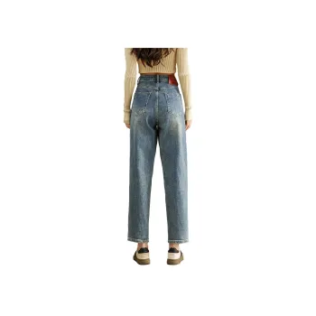 SMEN Jeans Women's Denim Blue