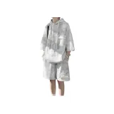 Clothing Sets (Tie-Dye White Top+Tie-Dye White Bottoms)