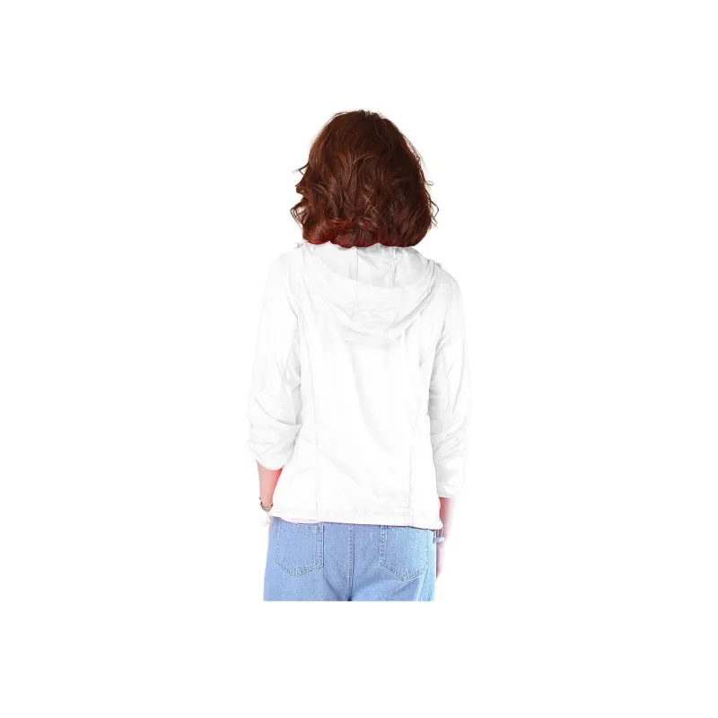 Flowers In Water Cropped Coat Women's-1