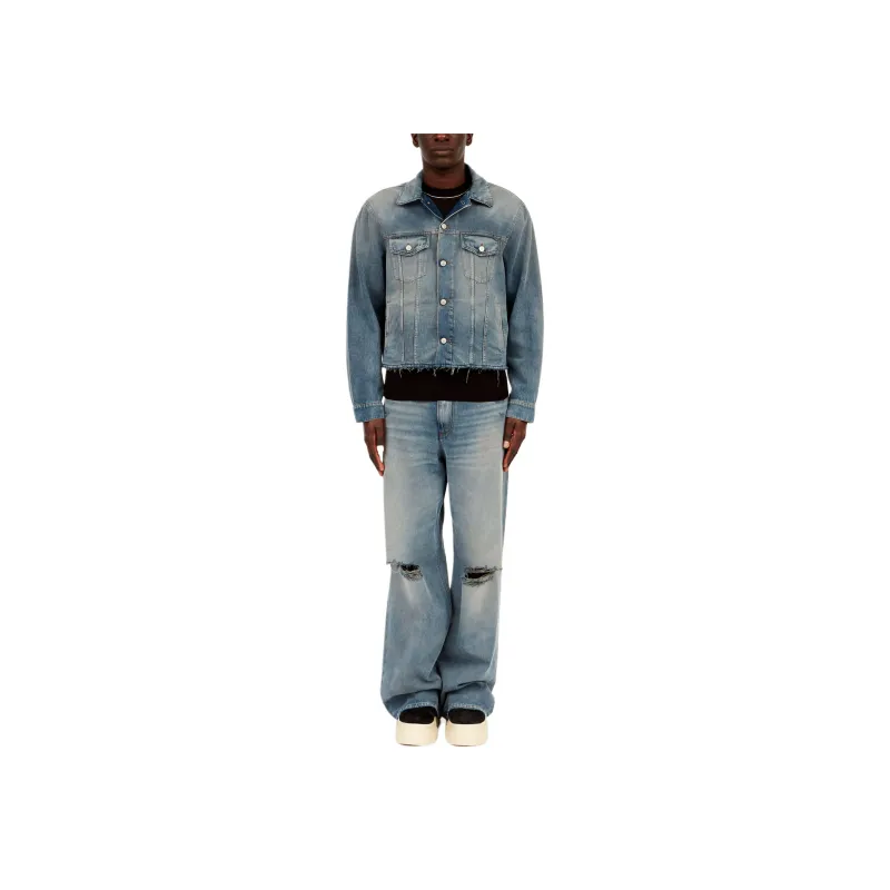 MM6 Maison Margiela Cotton Denim Jacket-1
