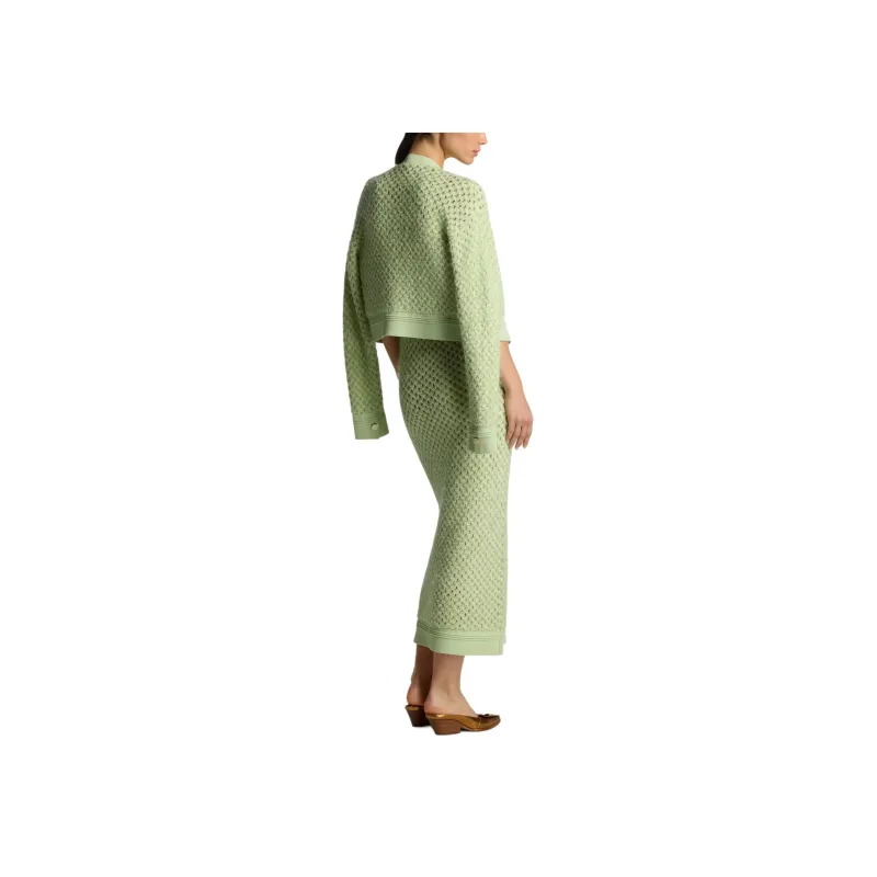St. John Crochet-knit Cardigan-2