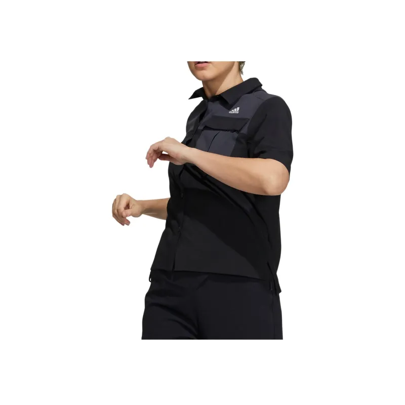 Adidas Shirt Women's Black Gray Color-2
