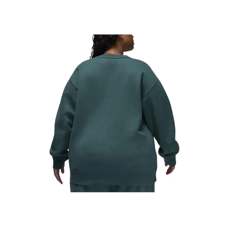 JORDAN Flight Fleece Women's Crew-Neck Sweatshirt Plus Size-0