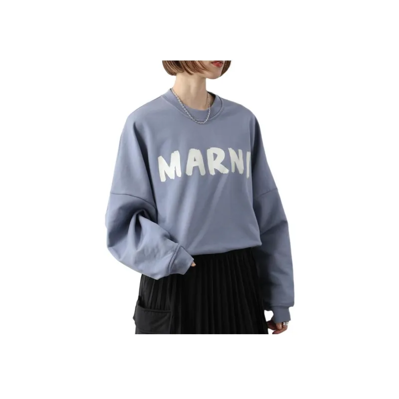 MARNI Logo Sweatshirt 'Shadow'-3