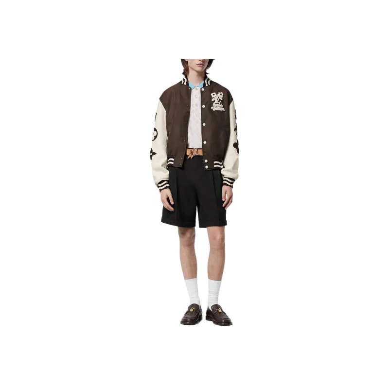 LOUIS VUITTON By Tyler The Creator Embroidered Varsity Jacket-2