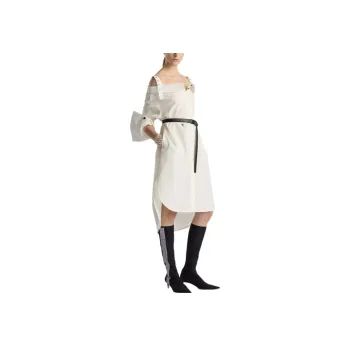 DIOR Long Sleeved Dress Women's White