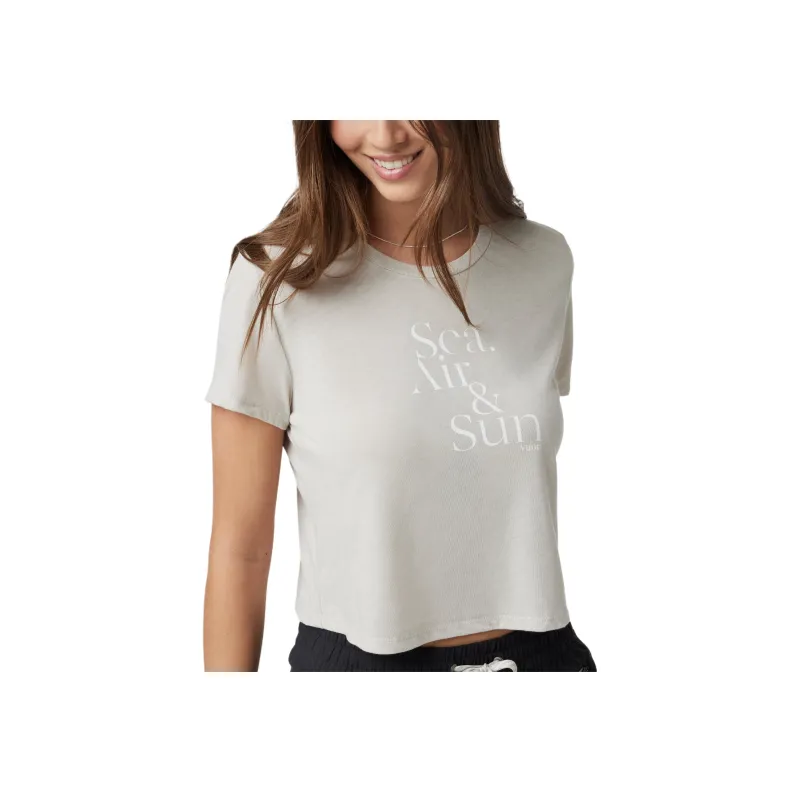 Vuori Regular T Shirt Women's Ecru-0