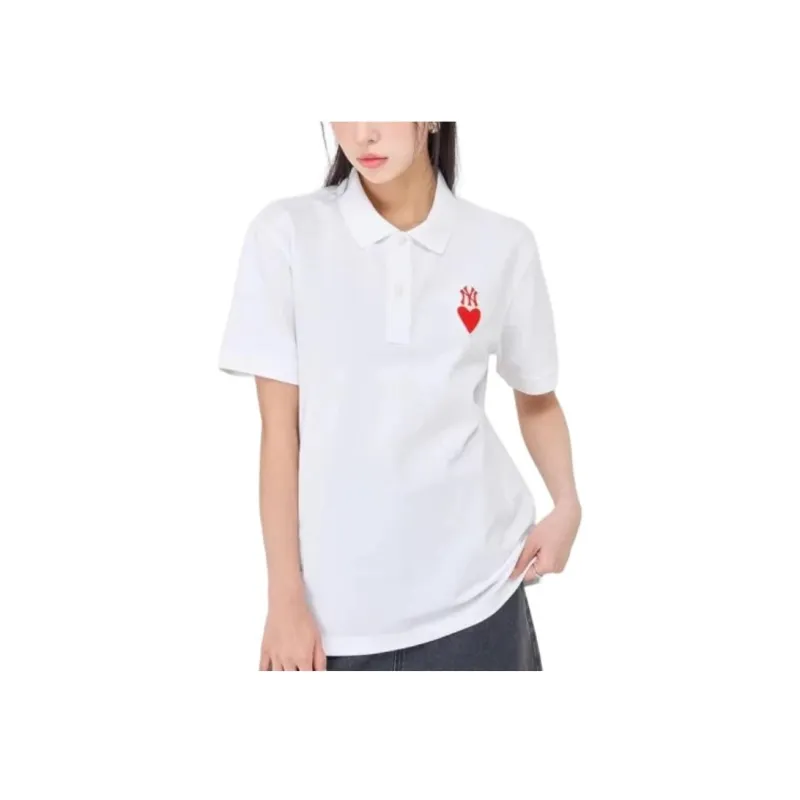 MLB New York Yankees Polo Shirts Unisex White-2