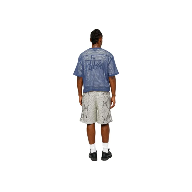 Stussy Basic Snake Mesh Short-3