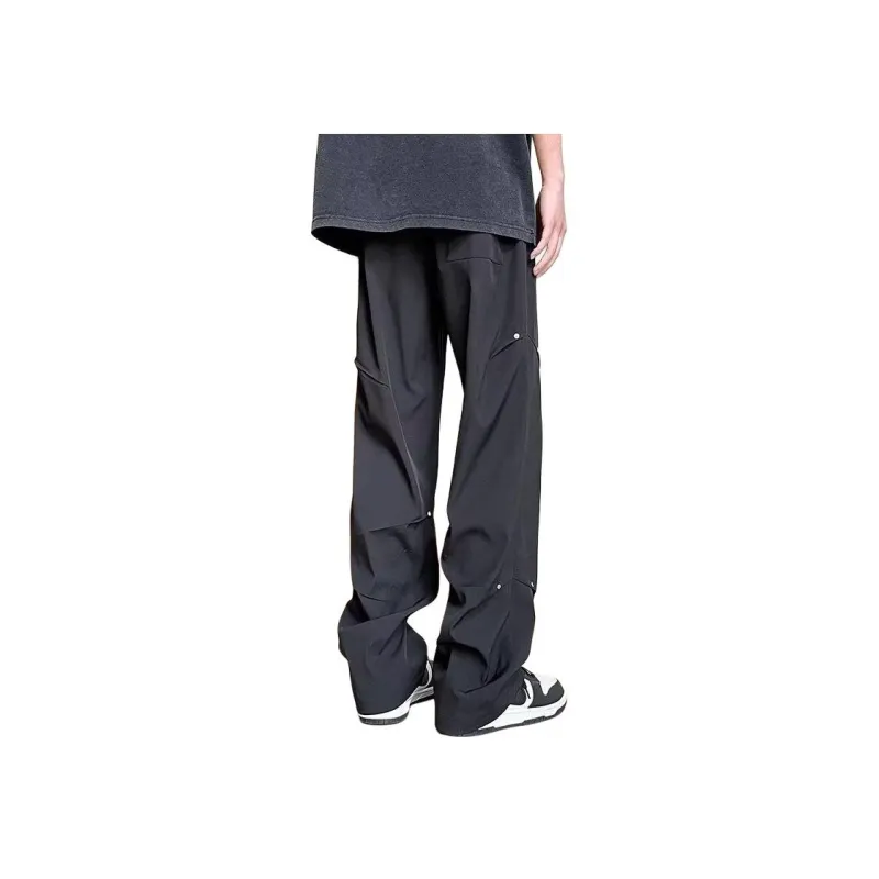 Weles Casual Pants Unisex Black-2