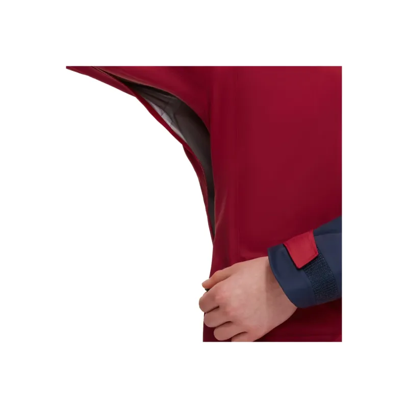 MAMMUT Haldigrat Jackets Coats Women's Blood Red/Marine Blue-4