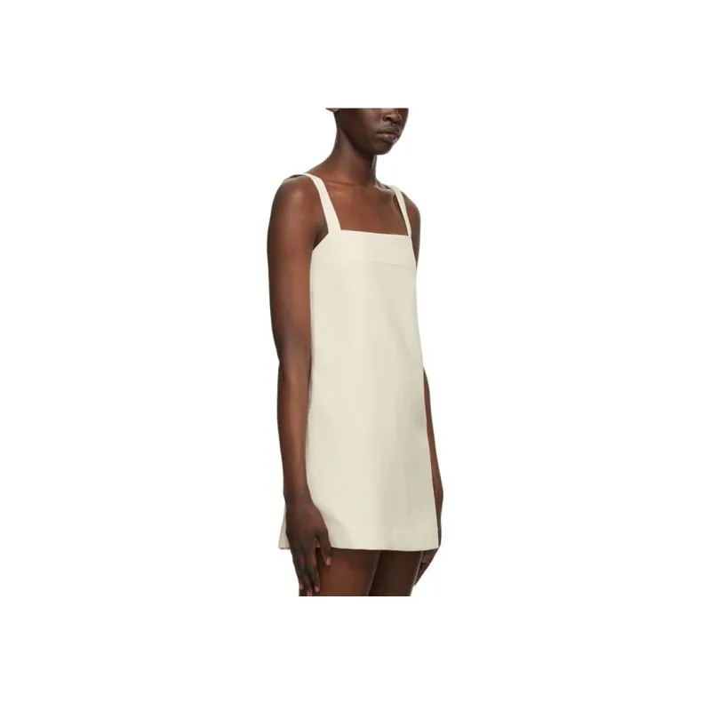 WE11DONE Sleeveless Dresses Women's Beige-2