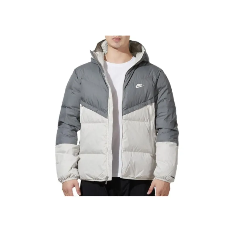 Nike Down Jackets Men White-4
