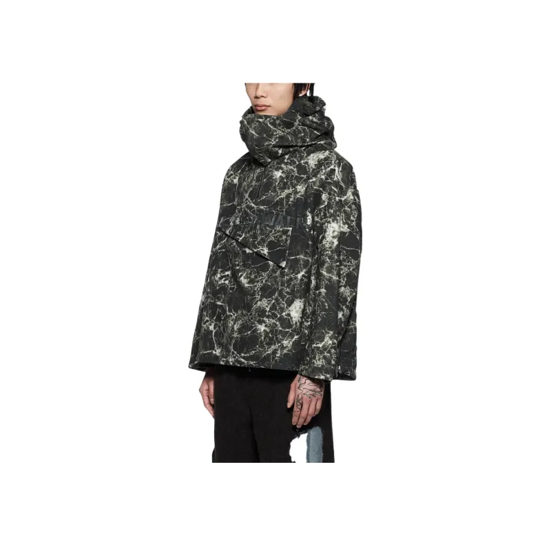 A COLD WALL* Marble print Pullover Jacket-3